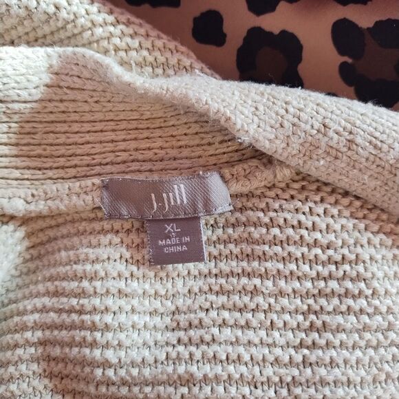 J. Jill | Silk Knit Sleeveless Cardigan XL - Picture 5 of 7